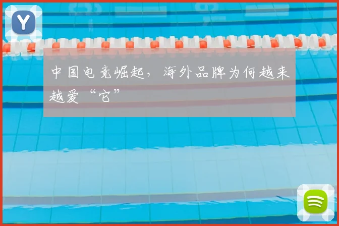 中国电竞崛起,海外品牌为何越来越爱“它”