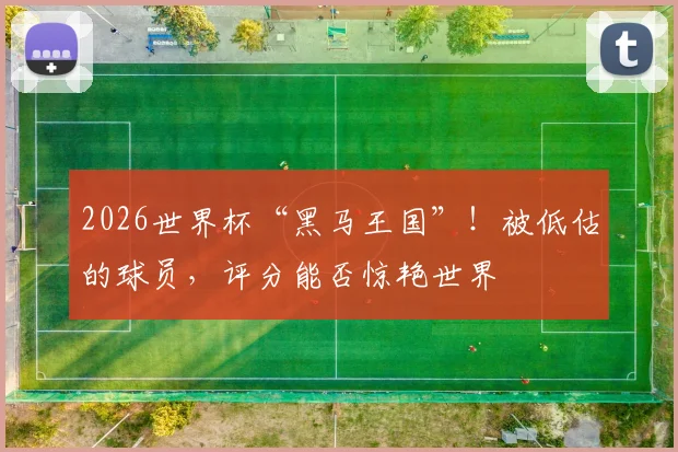 2026世界杯“黑马王国”!被低估的球员,评分能否惊艳世界