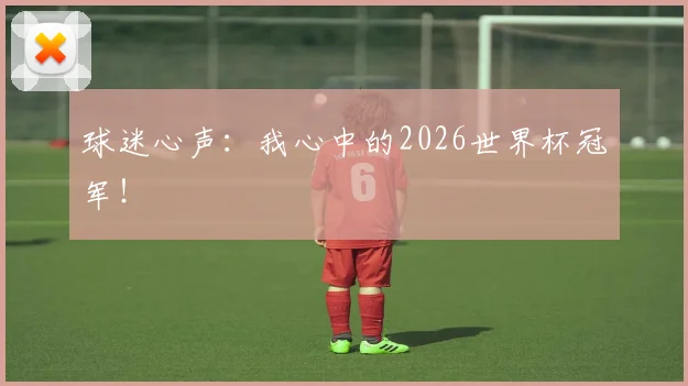 球迷心声：我心中的2026世界杯冠军！